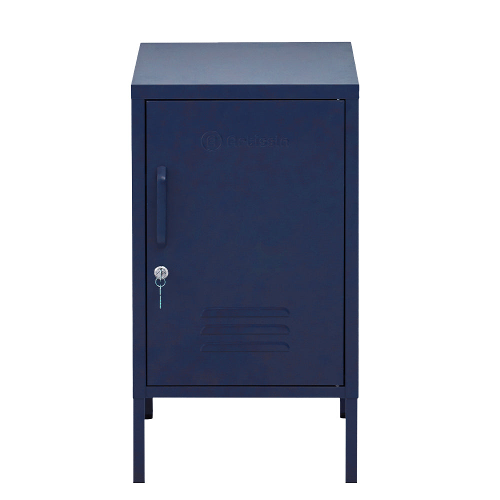 ArtissIn Metal Locker in blue, featuring adjustable shelf and practical design for versatile storage solutions.